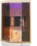 Dewello&reg; Infrarotsauna Infrarotkabine OTTAWA 140x120cm 1-2 Person inkl. 6