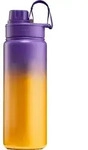 Satch Purple Graffiti - Edelstahl Trinkflasche - Bunt
