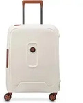 DELSEY PARIS Moncey 4 Double Rolls Cabin Trolley Slim 55 Angora creme - Beige