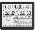 Technoline WD 3000, Schwarz, Au&szlig;en-Thermometer, Innen-Luftdruck,...