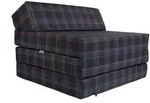 Klappmatratze G&auml;stematratze mit Kopfteil mit VW GTI Muster Gr&ouml;&szlig;e 200x70x10cm...
