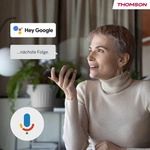 Thomson Streaming Box 270 Plus, Integrierter Lautsprecher f&uuml;r Sprachsteuerung,