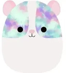 Squishmallows Pl&uuml;schfigur Guinea Pig with Multicolored Eyepatches Rhys 30 cm -