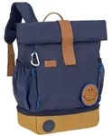 L&auml;ssig Kinderrucksack Mini Rolltop Backpack - Little Gang navy