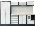 STIER Werkstatteinrichtung Basic, 4-teilig, modular, mit Lochwand und