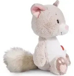 NICI Kuscheltier Love Katze, Spielzeug-Katze, 3 Jahr(e) - Grau/Wei&szlig;