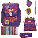 Scout Schulranzen Superflash Alpha Set 4-teilig Fantasy violett - Violett/Lila