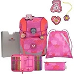 DerDieDas ErgoFlex Tiny Schulranzenset 5-teilig Roses flieder - Violett/Lila