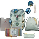 DerDieDas ErgoFlex Light ECO Grey Planet Schulranzenset 5-teilig - T&uuml;rkis