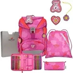 DerDieDas ErgoFlex Light Roses Schulrucksack 5tlg. - Rosa