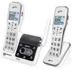 Geemarc, Duo Schnurlostelefon mit 2 Mobilteilen / Anrufbeantworter / Extra laut,