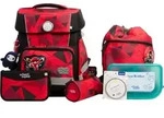 School Mood Champion Maxx Pro Kai Ninja Ranzen Set 7tlg. - Rot