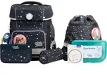 School-Mood Champion Maxx Pro Ella (Pony), Set 7-tlg. Schulranzen - Grau