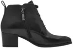 Tamaris Damen Stiefelette Leder Blockabsatz Schn&uuml;rung 1-25131-43, Gr&ouml;&szlig;e:36 EU,