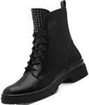 Tamaris Schn&uuml;r-,Zug-u.Schnallenstiefel in schwarz, Gr. 36 - Schwarz - 36