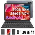 TABWEE Android 16 Tablet 10.1 Zoll, 24GB(8+16 Berweiterbar) RAM+256GB ROM(2TB TF) mit