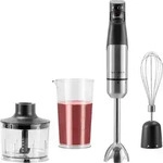 KLAMER Stabmixer Set 1000 Watt, 4 in 1 P&uuml;rierstab Edelstahl mit SmartSpeed per