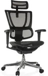 hjh OFFICE Luxus Chefsessel ERGOHUMAN SLIM ULTRA GEN2 Ergonomischer B&uuml;rostuhl mit