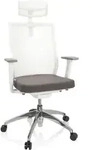 hjh OFFICE Profi B&uuml;rostuhl ASPEN WHITE PRO Ergonomischer Schreibtischstuhl mit