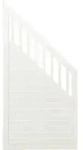 Plus Zaun Nostalgie 90 x 180/95 cm RAL 9010 Wei&szlig; - Wei&szlig;