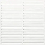 Zaun Hauptelement PLUS Osaka 180 x 180 cm RAL 9010 wei&szlig; - Wei&szlig;