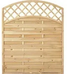T&J MAXI DOPPELBOGEN 1 Lamellenzaun 150 x 180/160 cm - Gr&uuml;n