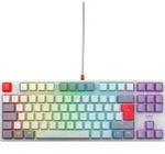 CHERRY XTRFY K4V2 TKL keyboard. retro - Grau/Hellgrau/Rot