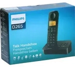 PHILIPS Cordless Telefon D2651B - Schwarz