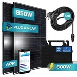 SUNNIVA&reg; 850W Balkonkraftwerk komplett Steckdose - ASTRO-ENERGY 800W Micro