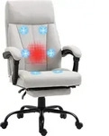 Vinsetto Massage-Bürostuhl, 111-119cm PC Stuhl mit Wippfunktion, Heizfunktion - Vinsetto Massage-Bürostuhl, 111-119cm PC Stuhl mit Wippfunktion, Heizfunktion -