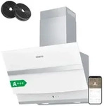 CIARRA A+++ 650 m3/h Dunstabzugshaube 60 cm Kopffreihaube WIFI + APP & Touch Control