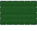Gewebeplane oliv 5x6m UV-stabilis. &Ouml;sen 50 cm - Gr&uuml;n