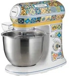 Ariete 1588/0P, Standmixer, Blau, Gelb, Kneten, Mixen, 5,5 l, Drehregler, Edelstahl -