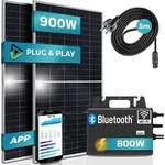 SUNNIVA&reg; 900W Balkonkraftwerk 800W komplett Steckdose - TSUN 800W...