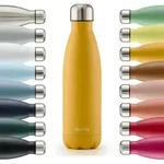 Blumtal Trinkflasche Edelstahl isoliert Thermosflasche 350 ml - Gelb -...