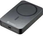 SANDBERG Mag Wireless Powerbank 10000 ALU - Schwarz
