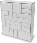 itenga Adventskalender zum F&uuml;llen Quader Mix (wei&szlig;) - Wei&szlig;