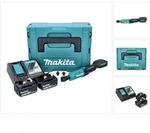 Makita DWR 180 RTJ Akku Ratschenschrauber 18 V 47,5 Nm 1/4" 3/8" + 2x Akku 5,0...