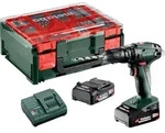 Metabo Akku-Schlagbohrschrauber SB 18 Set mit 78-teiliger Mobiler Werkstatt -
