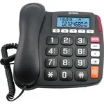 Olympia 4520, Analoges Telefon, Kabelgebundenes Mobilteil, Schwarz, Wei&szlig; -