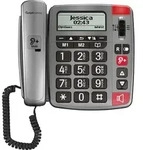 AMPLICOMMS Telefon schnurgebunden POWER TEL 196 - Schwarz AMPLICOMMS Telefon schnurgebunden POWER TEL 196 - Schwarz