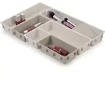 Joseph Joseph Viva 7-teiliges Organizer-Set f&uuml;r Kosmetik - Grau