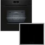 Neff BTX46PIB0, Zonen-Induktionskochfeld, 4 Zone(n), Glaskeramik, Schwarz,
