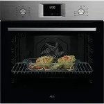 AEG 5000 SurroundCook&reg; / Einbaubackofen / Aqua-Reinigungsfunktion / Edelstahl mit
