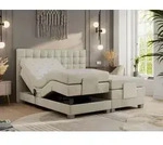 Boxspringbett mit Motor, elektrisch - Elektro - 180x200cm - Beige - H4 - Beige