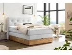 Belanoti MARBO Boxspringbett 140x200 mit Bettkasten 7-Zonen Taschenfederkern Matratze