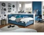 Meise M&ouml;bel Kinderbett Cool 140x200 cm | Bettgestell | Kopfteil & R&uuml;ckenteil glatt