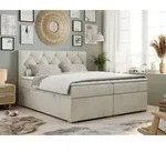Boxspringbett 180x200 mit Bettkasten, Boxspringbett 180x200 mit Matratze, Doppelbett
