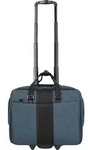 Dermata 2 Rollen Businesstrolley 44 cm Laptopfach - Blau