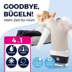CLEANmaxx B&uuml;gler mit Dampffunktion f&uuml;r Hemden & Blusen + B&uuml;gler-Aufsatz f&uuml;r...